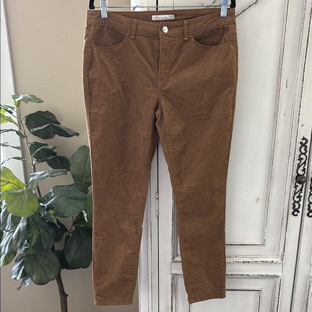 Peter Millar Golf Pants Corduroy Womens 10 Brown 26” inseam